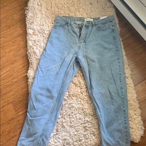 Midiostudio Light-wash Mom Jeans